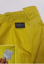 Vintage Y2K Paper-thin Windbreaker Festival Jacket Yellow