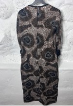 Vintage 70s Maxi Printed Dress - M - L