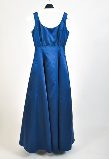 Vintagee 00s maxi evening dress in navy