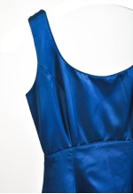 Vintagee 00s maxi evening dress in navy