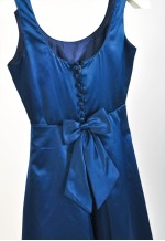 Vintagee 00s maxi evening dress in navy