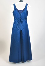 Vintagee 00s maxi evening dress in navy