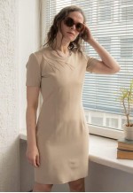 Vintage Cream Mini Dress