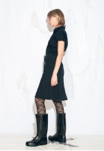 Vintage Y2K Tripp NYC Lace Up Dress in Black
