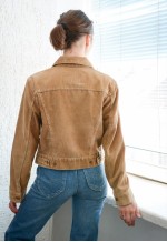 Vintage Brown Industry Trucker Corduroy Jacket