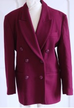 Wool skirt suit