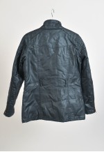 Vintage 00s lined waterproof racer jacket in black