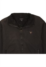 Vintage 90's GANT Windbreaker Lightweight Full Zip Up Black