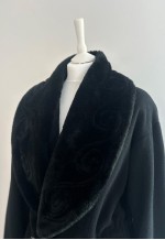 Unique vintage black coat