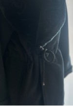 Unique vintage black coat