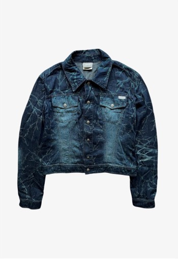 Vintage 90s Women's Jeans Couture Denim Jacket