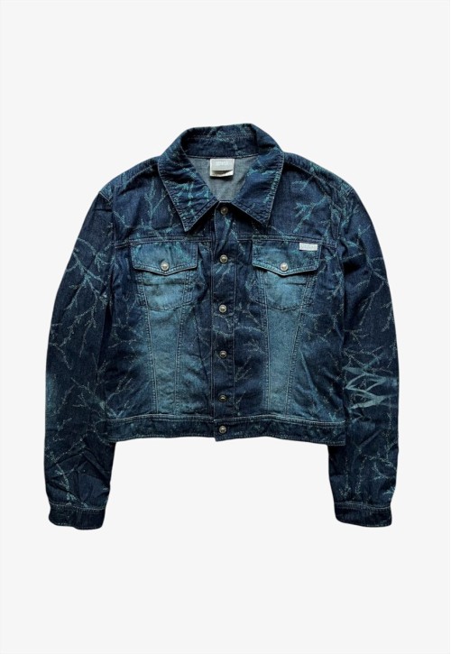 Vintage 90s Women's Jeans Couture Denim Jacket