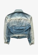 Vintage Y2K Women's Strauss Faded Denim Jacket