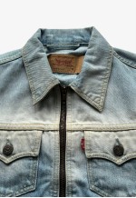 Vintage Y2K Women's Strauss Faded Denim Jacket